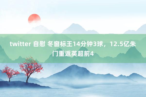 twitter 自慰 冬窗标王14分钟3球，12.5亿朱门重返英超前4
